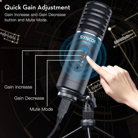 USB MICROPHONE WITH SYNCO V1 - CAPACITOR