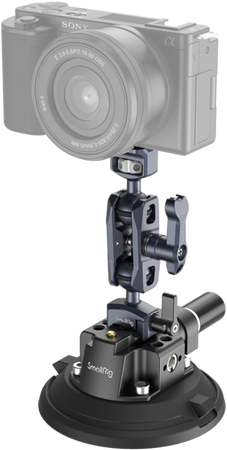 SmallRig 4236B | Zestaw z Przyssawką 4" do Montażu Kamery (do ujęć z pojazdu)