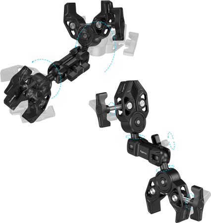 SmallRig 5453 | Dual Head Super Clamp | Podwójny Uchwyt Super Clamp