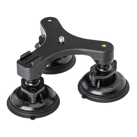 Sunnylife car holder with triple suction cup for cameras, phones, etc. (ZJ771)