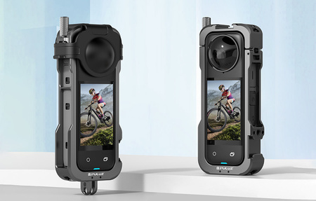Puluz PU981B | metal protective case with lens cover for Insta360 X4 camera