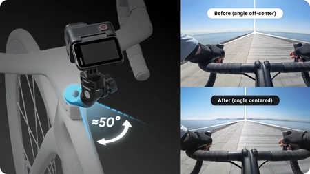 Insta360 Bike Headset Cap Mount | bicycle stem mount for sports cameras