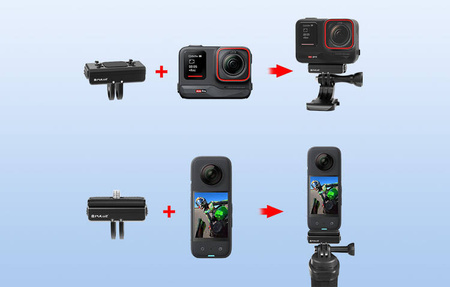 PULUZ PU965B | mocowanie do Insta360 Ace Pro / Ace Pro 2 / X3 / X4 / X5