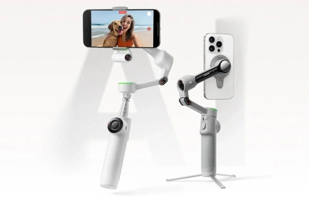 Insta360 Flow 2 Pro Creator Bundle Gray |Made for iPhone |zestaw kreatywny szary