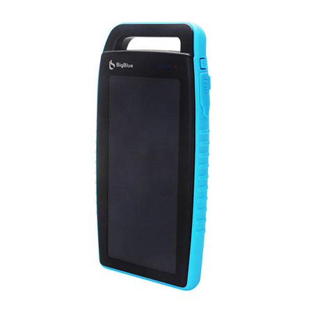 Waterproof portable solar charger with power bank BigBlue SL-CP001A 10000mAh
