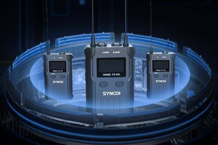 Synco T3 Bezprzewodowy System Mikrofonowy UHF - 2 Odbiorniki