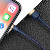 Baseus Cafule 1.5A 2m USB Lightning Cable (gold and navy blue)
