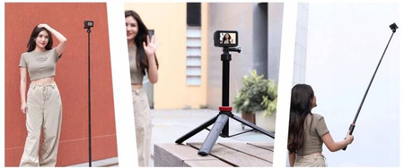 Selfie Stick Tripod + Magnetic Quick Connector For Gopro / Sjcam / Xiaomi - Ulanzi Go Quick Ii / Tall