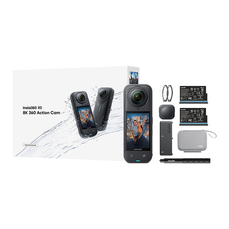Insta360 X5 Essentials Bundle | najnowszy model kamery 360 stopni 8K