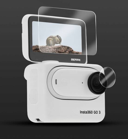 Glass for Lens + Screen 2in1 for Insta360 GO 3 and Action Pod / IST-BHM587-2