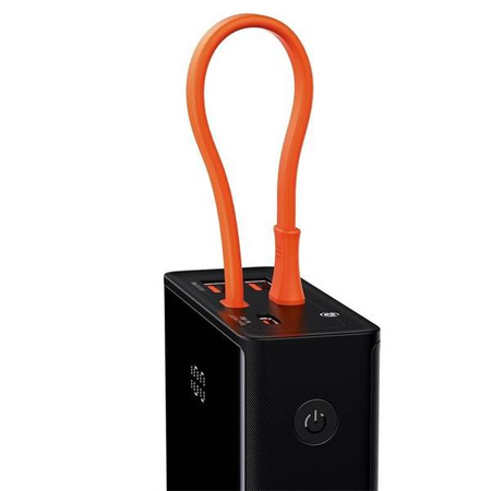 Baseus Elf 20000mAh power bank, PD, 2xUSB, USB-C + USB-C cable 65W (black)