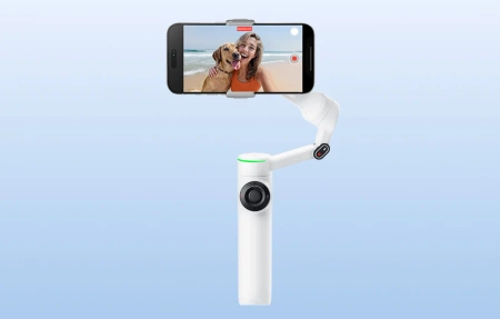 Insta360 Flow 2 Pro White | premiere of the latest AI stabilizer | works with iPhone | already in stock, shipping immediately!