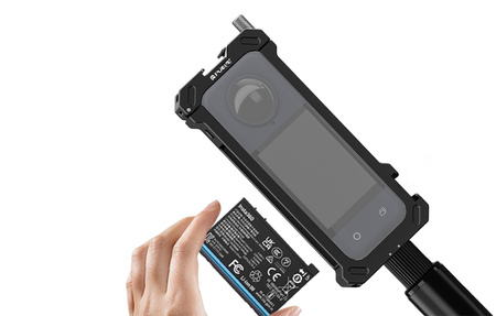 Metalowa osłona PULUZ z mocowaniem statywowym do Insta360 X4