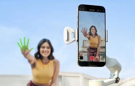 Insta360 Flow 2 Pro Creator Bundle White | Made for iPhone |zestaw kreatywny biały