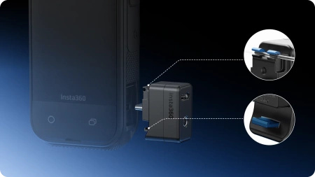 Insta360 X5/X4 Air Mic Adapter