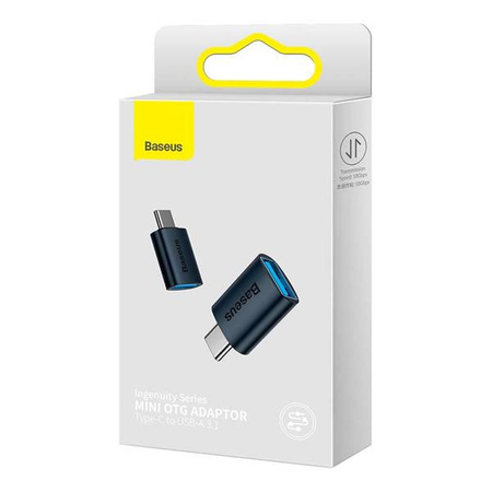Baseus Ingenuity - USB-C to USB-A adapter, OTG (blue)