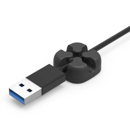 Orico cable holder organizer (black)