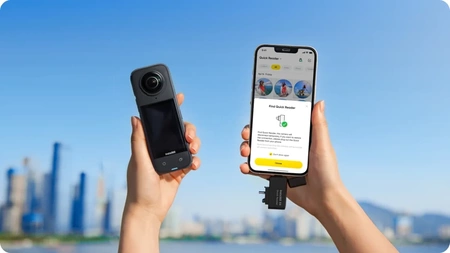 Insta360 X4 Quick Reader | memory reader for the X4 camera with Apple MFI certification