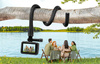 Telesin TE-FM-003 | Flexible, flexible 52cm "Monkey Tail" holder for Insta360 cameras