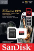 SANDISK EXTREME PRO microSDXC CARD 256GB 200/140 MB/s A2 C10 V30 UHS-I U3