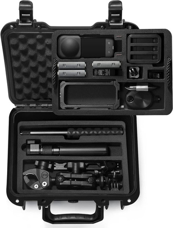 A set with an Insta360 X3 camera in a professional dust and waterproof case