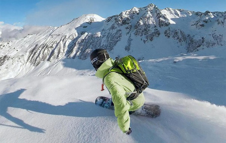 Insta360 X5 Snowboard Bundle | zestaw z kijkiem karbonowym 100cm