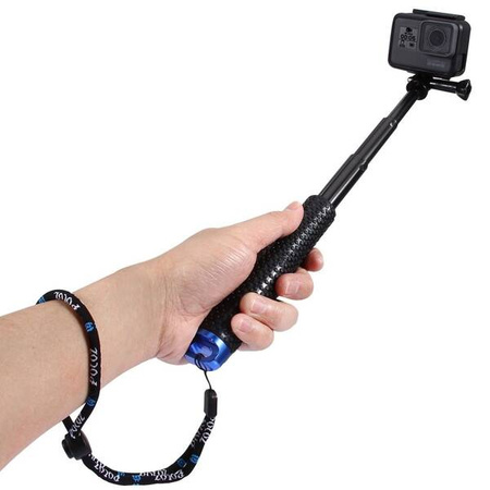 Puluz Selfie Stick for Sports Cameras (Black)