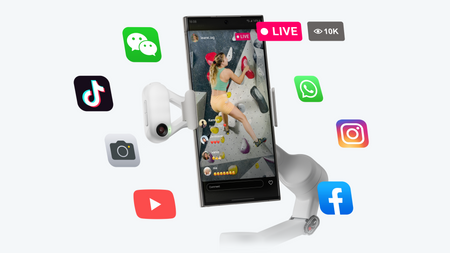 Insta360 Flow 2 AI Tracker Bundle (Stone Gray) | gimbal z modułem śledzenia AI