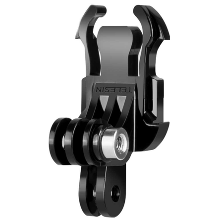Telesin GP-MTB-T02-BK | J-Hook quick connector with double mount for sports cameras