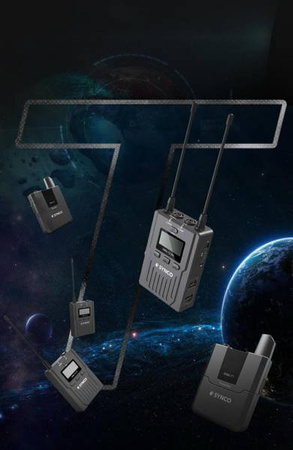 Synco T3 Bezprzewodowy System Mikrofonowy UHF - 2 Odbiorniki