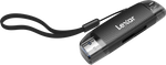 Card reader with dual USB-A/C slot (LRW310X) Supports microSD and SD cards (USB 3.1)
