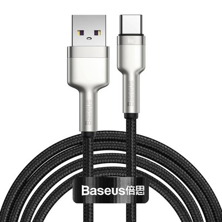 Kabel USB do USB-C Baseus Cafule, 66W, 2m (czarny)