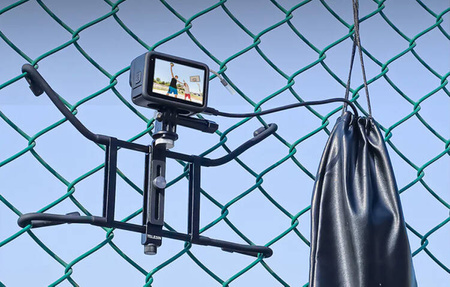 Flexible Flexible Holder Mount + Frame For Gopro Sjcam Xiaomi Dji Insta360 / Phone / Smartphone - 1/4" Thread Telesin Te-fm-001