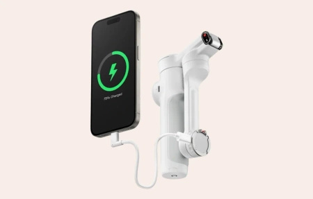 Insta360 Flow 2 Pro Creator Bundle White | Made for iPhone |zestaw kreatywny biały