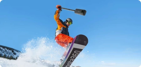 Insta360 85cm Invisible Selfie Stick with Sleeve - 85cm stick with rubber handle