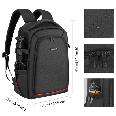 Puluz Waterproof photographic backpack (gray) PU5011H