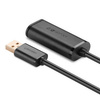 UGREEN US121 USB 2.0 extension cable, active, 5m (black)
