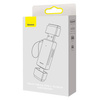 Baseus Lite Series SD/TF memory card reader, USB + USB-C (gray)