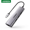 UGREEN CM266 - adapter with USB-A |RJ45 | hub micro-USB
