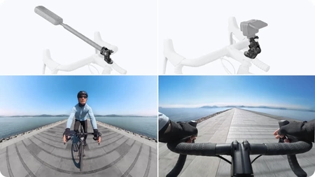 Insta360 Bike Headset Cap Mount | bicycle stem mount for sports cameras
