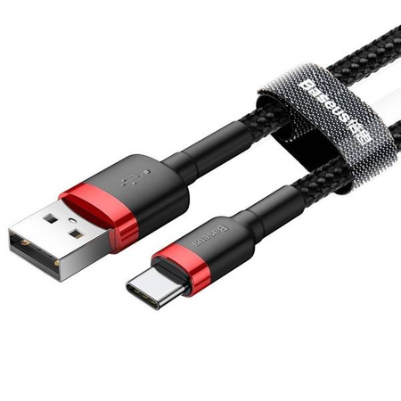 Baseus Cafule 3A 1m USB to USB-C cable (red-black)