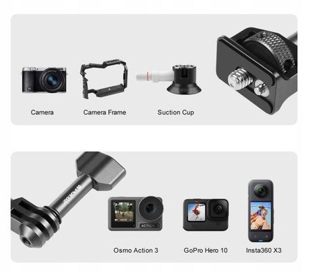 Arm Holder 3d Magic Arm Mount 1/4" For Gopro / Sjcam / Xiaomi / DJI / Insta360 / Pu842b