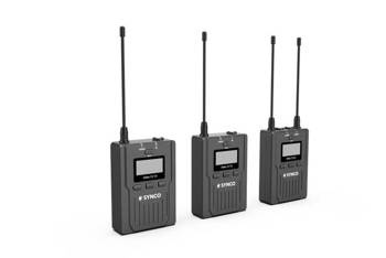 SYNCO T3 WIRELESS UHF MICROPHONE SYSTEM - 2 RECEIVERS