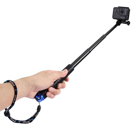 Puluz Selfie Stick for Sports Cameras (Black)