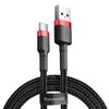 Baseus Cafule 3A 1m USB to USB-C cable (red-black)