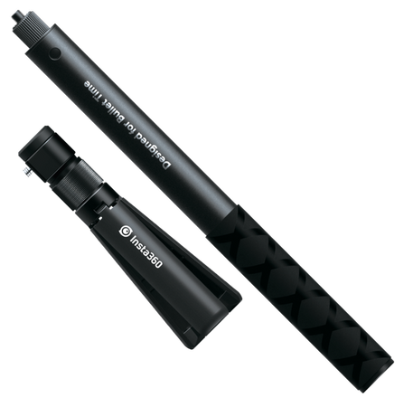 Insta360 Bullet Time Selfie Stick with a 360° rotator and a tripod