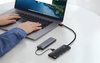 Hub 4w1 Baseus Lite Series USB do 4x USB 3.0 25cm (czarny)