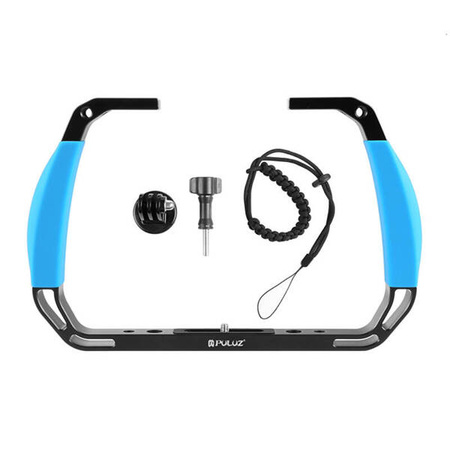 PULUZ diving mount for sports cameras (blue)