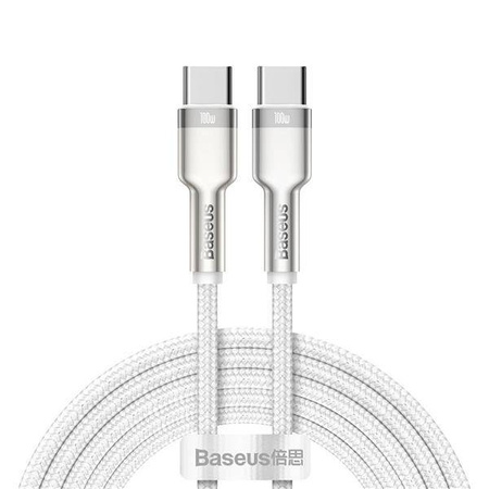 Baseus Cafule USB-C to USB-C cable, 100W, 2m (white)