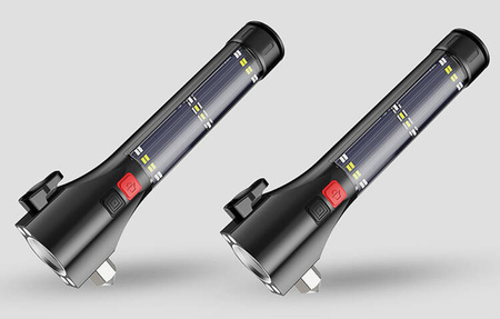 Superfire D30 solar flashlight, 310lm, 2000mAh